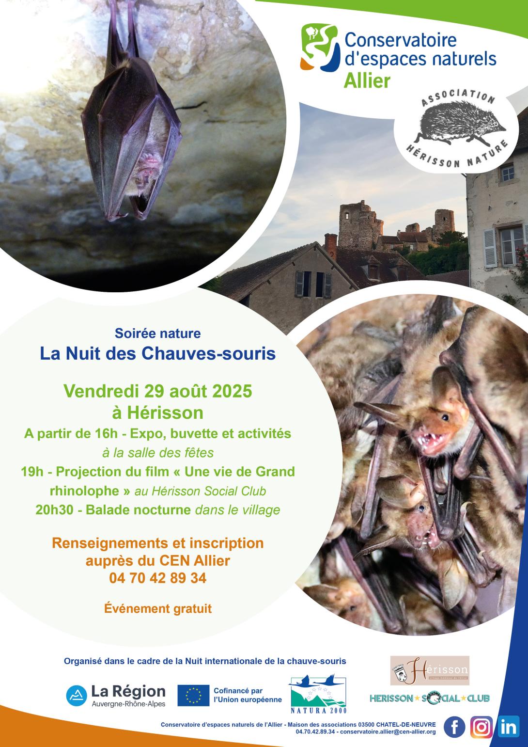Nuit internationale de la chauve-souris 2025